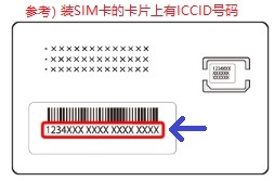 mineo，SIM卡的ICCID编码